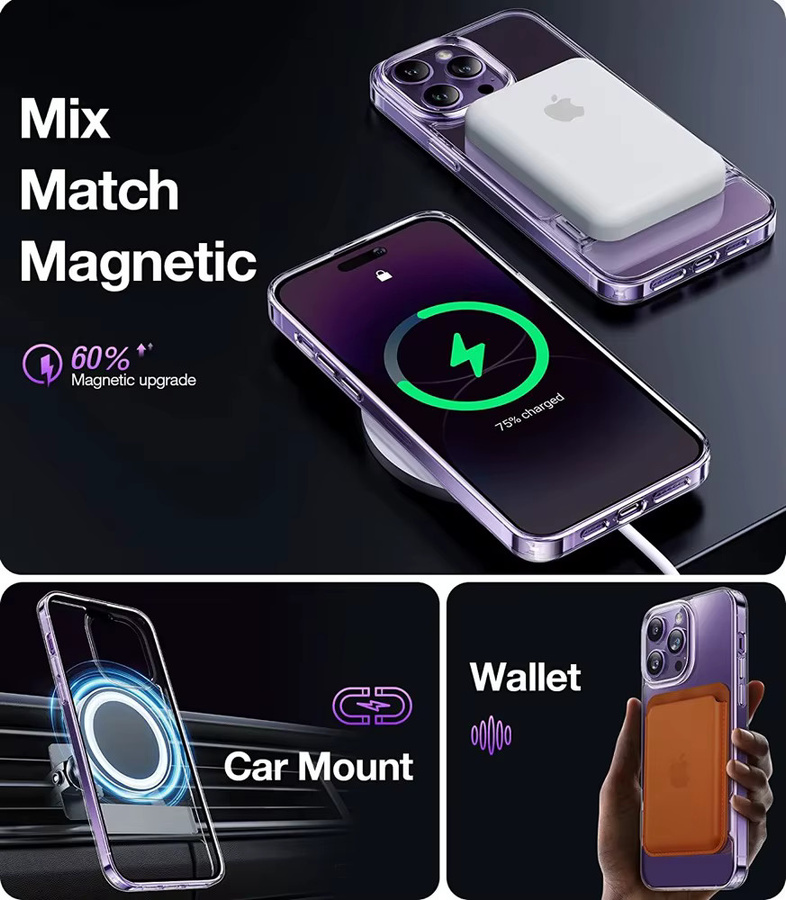 Transparentes Samsung Galaxy Schutzgehäuse mit Kristall-Optik und stoßfester Metallständer für Galaxy S22 Ultra, S23 Plus und S21 FE - Bild 6