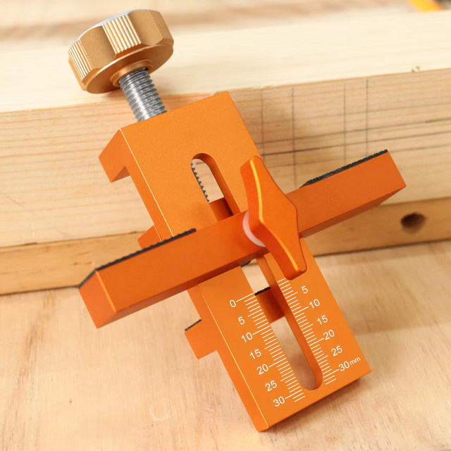 Wnew Schranktür-Installationsvorrichtung aus Aluminium in Orange zur Schnellpositionierung für die Holzbearbeitung - Bild 1
