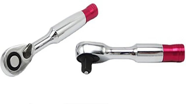 Skeyo Mini 72 Zähne Ratsche 1/4 Zoll in Silber für Fahrzeug und Fahrrad - Bild 1