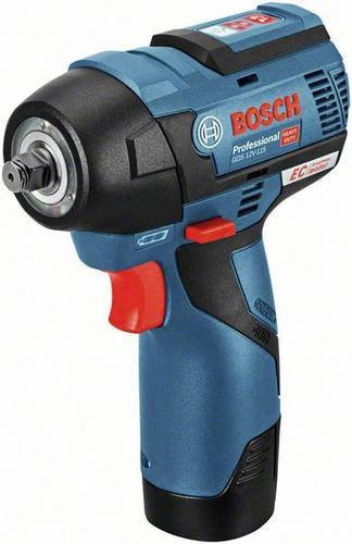 Bosch Professional Akku-Drehschlagschrauber GDS 12V-115 in Blau/Schwarz mit 2 x 3,0 Ah Li-Ion Akkus und L-BOXX - Bild 1