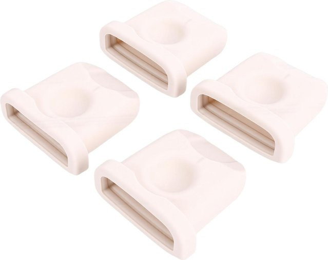 Koogeelife 12er Set Ersatzteile für Muttermilchpumpen aus Silikon mit Membran und Entenschnabelventil in Beige, auslaufsicher - Bild 1