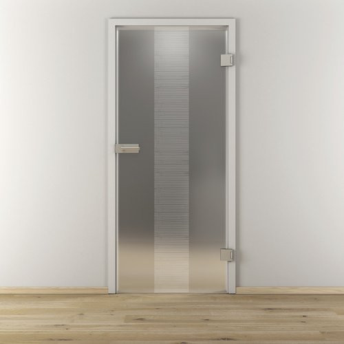 NOVADOORS Glasdrehtür NOVA 557 modern in matt-transparent mit Glas, B/H: 83,4 x 197,2 cm - Bild 1