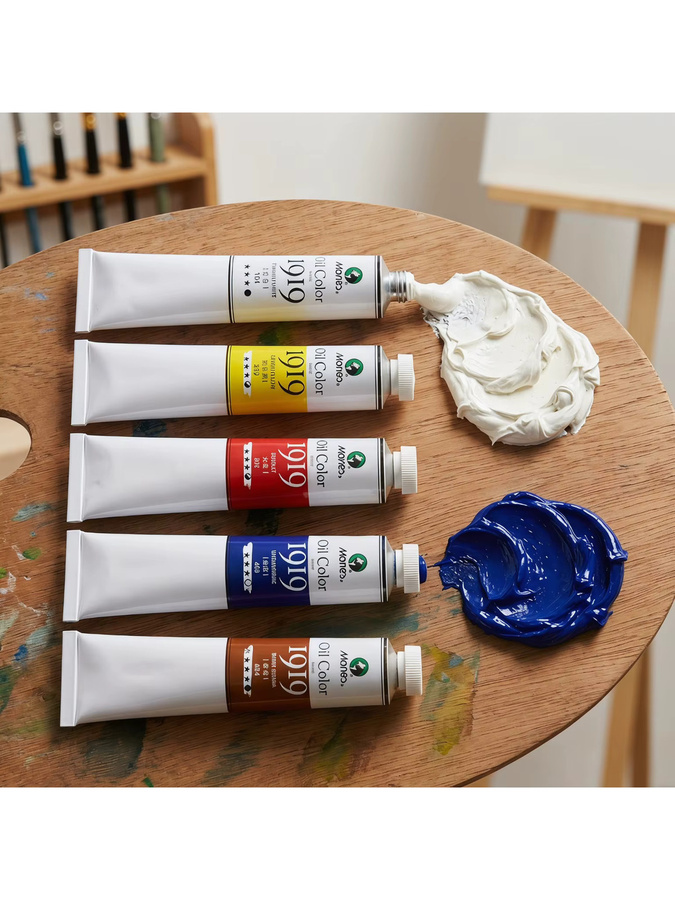 Marie's 5-teiliges professionelles Ölfarben-Set in Multicolour, 5 x 50 ml Tuben für Künstler und Anfänger - Bild 5