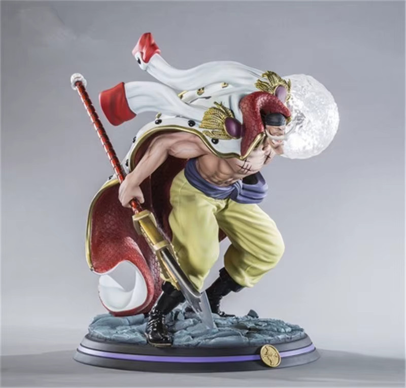 Bandai One Piece Whitebeard Pirates Edward Newgate Kampfversion Actionfigur Statue, Kunststoff - Bild 2