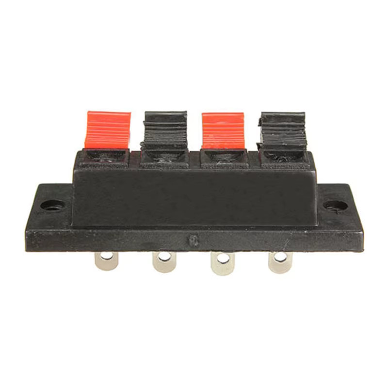 Si Tai&SH 2 4 6-Wege-Federstecker Lautsprecher-Klemmleiste in Schwarz - Bild 2