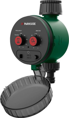 PARKSIDE Bewässerungscomputer PBCDG A1 batteriebetrieben mit G1 33,3 mm Anschluss aus Kunststoff