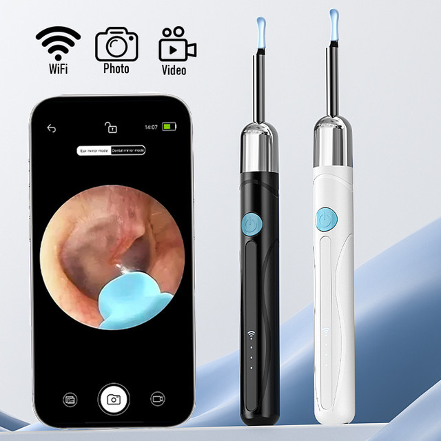 ZYPUSON WLAN-Otoskop mit Kamera, weiß, Unisex - Bild 1