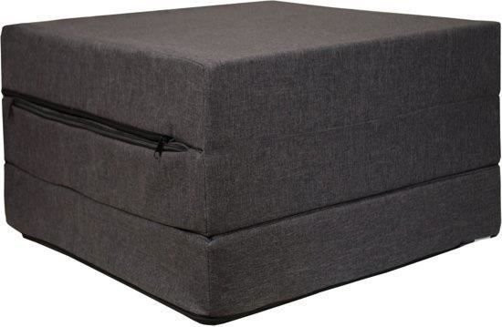 Klappmatratze Viking Choice für 1 Person, Dunkelgrau, Antiallergisch, B/T/H: 195 x 65 x 10 cm - Bild 1