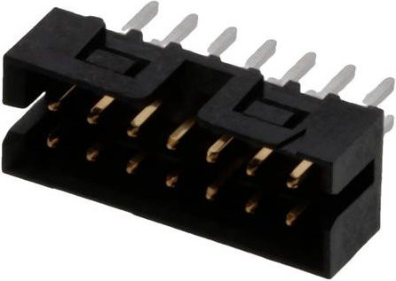 Molex Steckleiste Schwarz mit 14 Polen und 2,00 mm Rastermaß - Bild 1