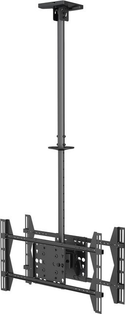 Equip Deckenhalterung Dual für Flat Screen Fernseher bis 65 Zoll in Schwarz - Bild 1