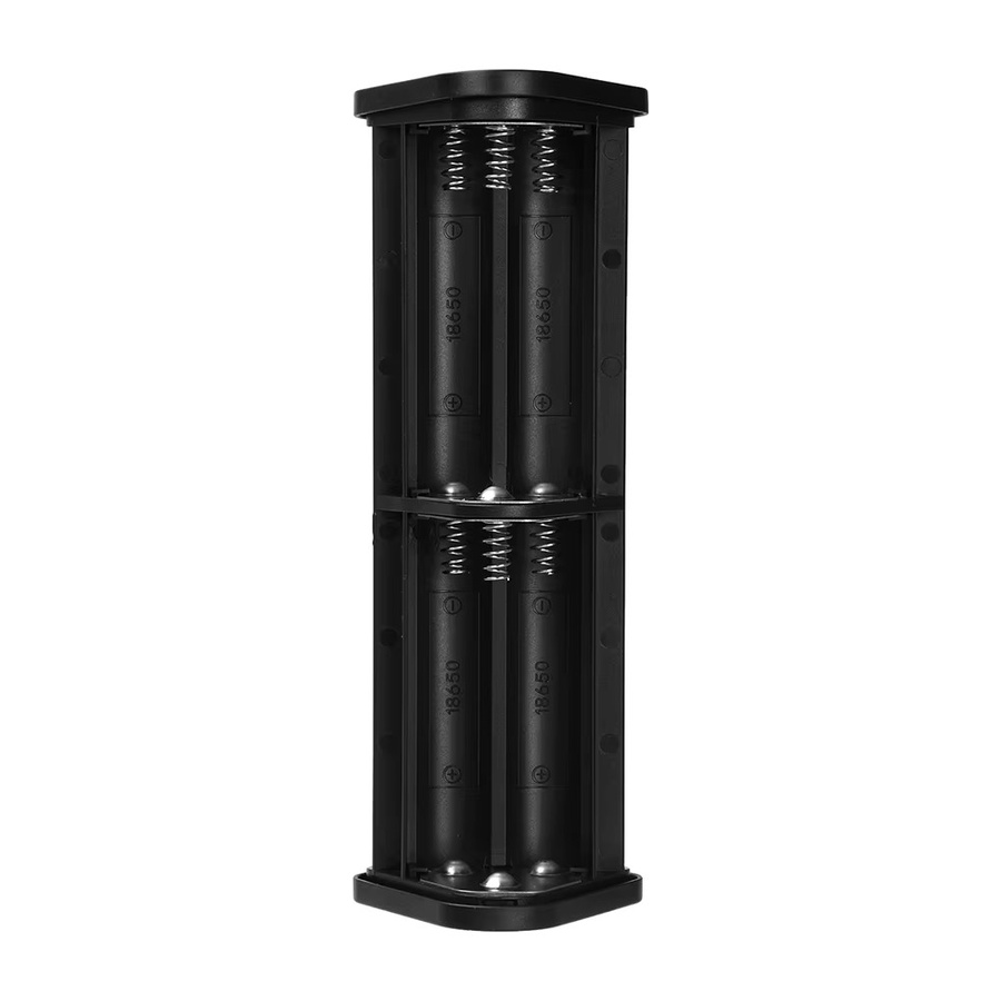 DIY Batterie Ladegerät 22,5 W Schnellladegerät für 6 Stück 18650 Akkus, transparent/schwarz, ohne Löten - Bild 4