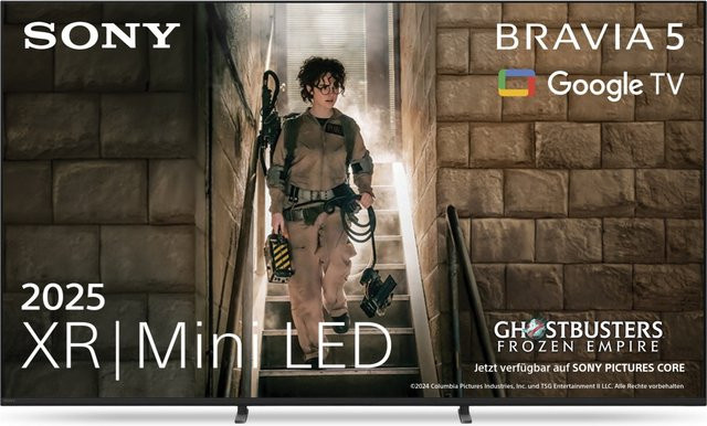 Sony BRAVIA 5 K-75XR55BP Mini LED Smart-TV in Schwarz mit 4K Ultra HD, 189 cm (75 Zoll), HDR und 120 Hz - Bild 1