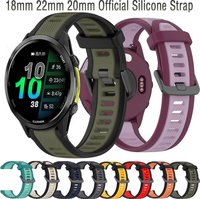 Uhrenarmband Silikon, Bunt, Unisex - Bild 1