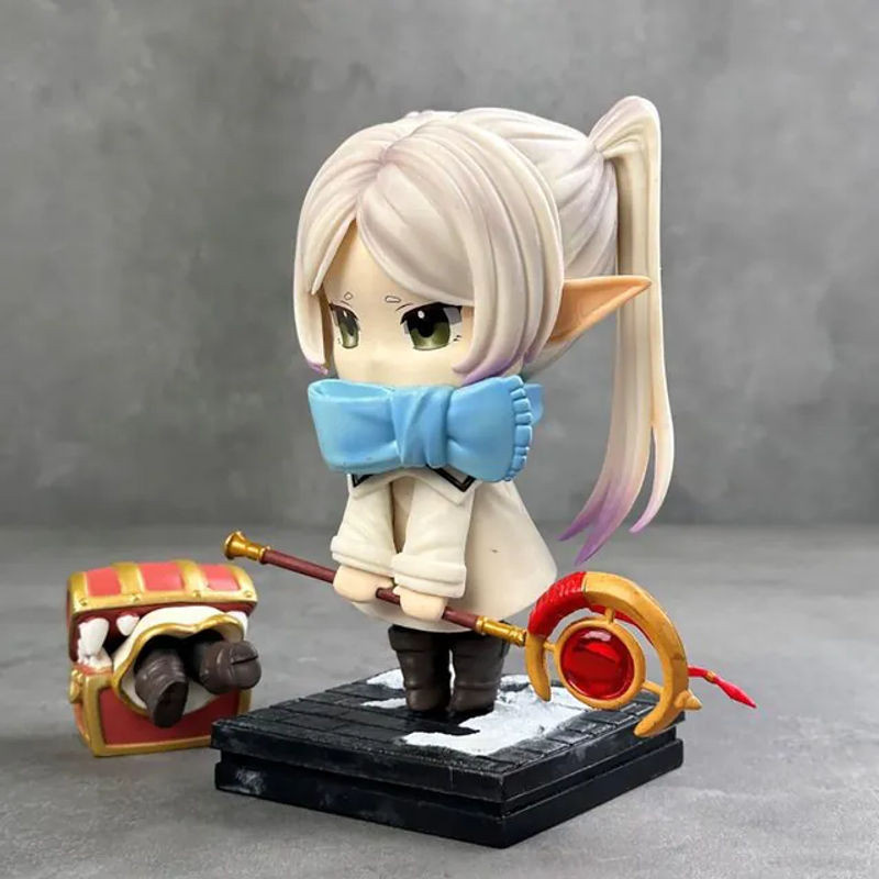 Bandai Frieren: Beyond Journey's End Q-Version Anime-Figur 2-teiliges Set aus PVC, mehrfarbig, Höhe: 13,5 cm - Bild 1