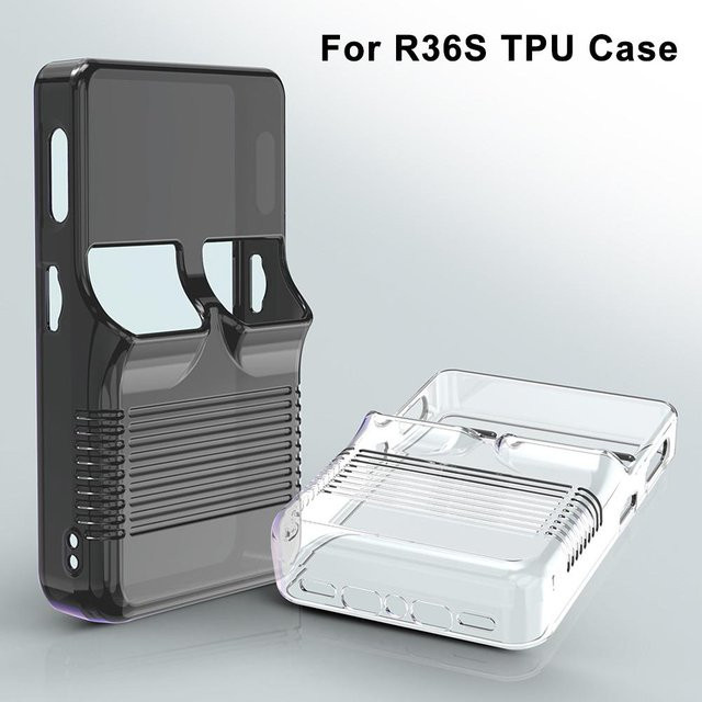 Transparente TPU Schutzhülle für R36S Handheld Retro Spielkonsole - Bild 1