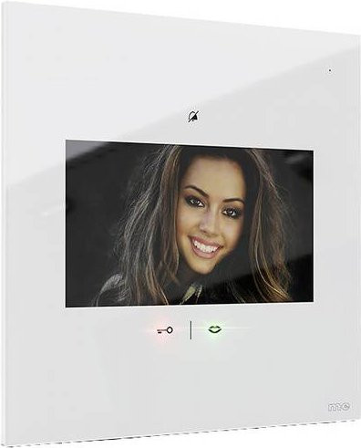 M-e modern-electronics VDV-1107W IP-Video-Türsprechanlage Funk mit WLAN Inneneinheit in Weiß - Bild 1