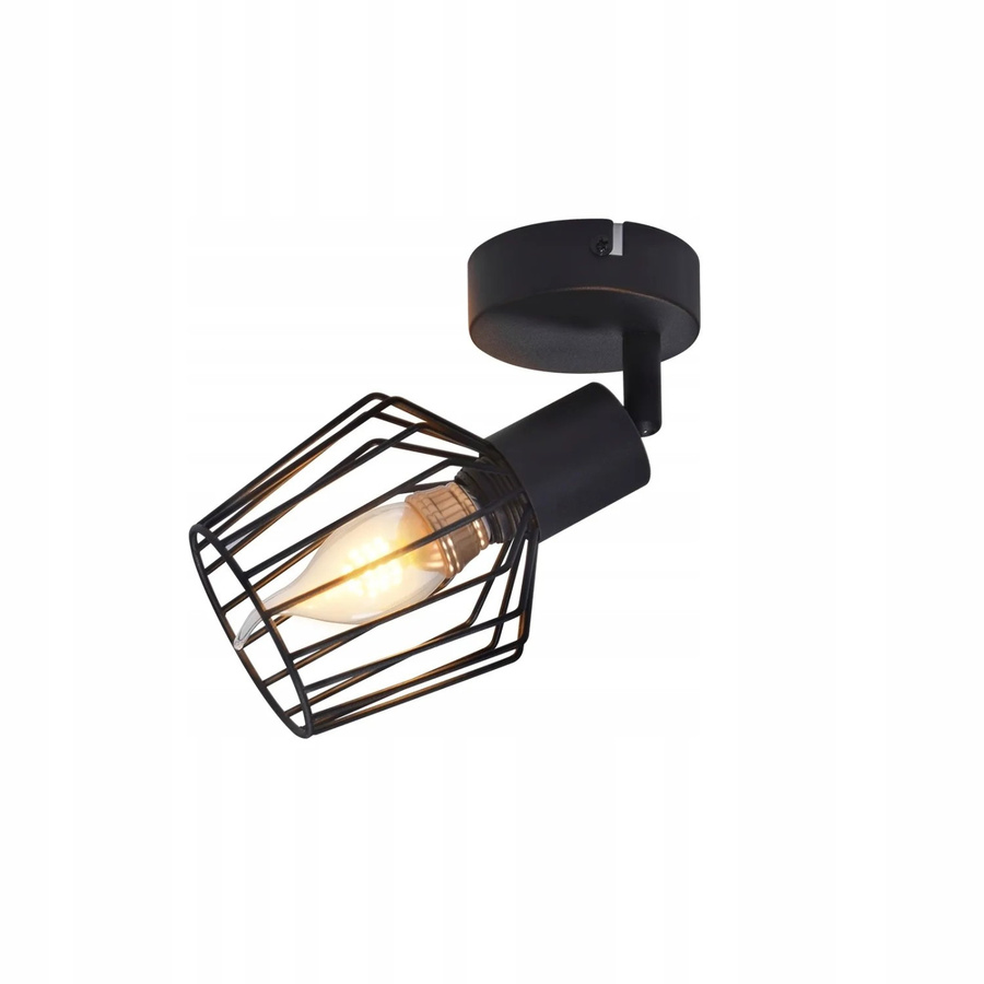 NETTLIFE Deckenstrahler aus Metall in Schwarz, moderner LED-Zylinder mit verstellbarem Design und E14-Fassung - Bild 2
