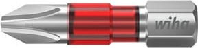 Wiha Kreuzschlitz-Bit Set PH 2 aus Molybdän-Vanadium-Stahl, 25-teilig, rot - Bild 2