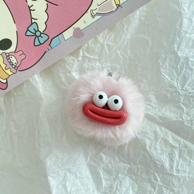 Linyi toy Schlüsselanhänger Plüsch, Clown, rosa, Unisex - Bild 1