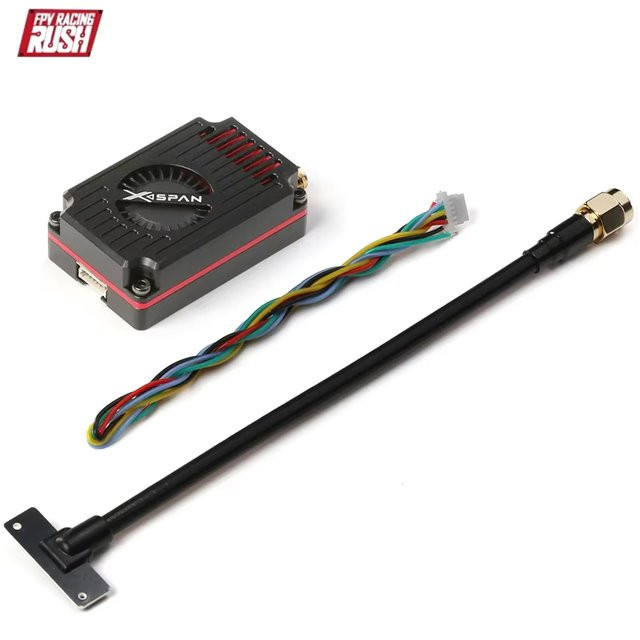 Rushfpv XSPAN Breitband-Vtx-Videosender in Schwarz (4,8-6,1G 4W / 6,1-7,2G 3W) - Bild 1