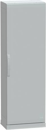 Schneider Electric Polyestergehäuse PLAZ mit Sockelrahmen und offenem Boden, Farbe: Grau, H x B x T: 1500 x 500 x 320 cm, IP54 - Bild 1