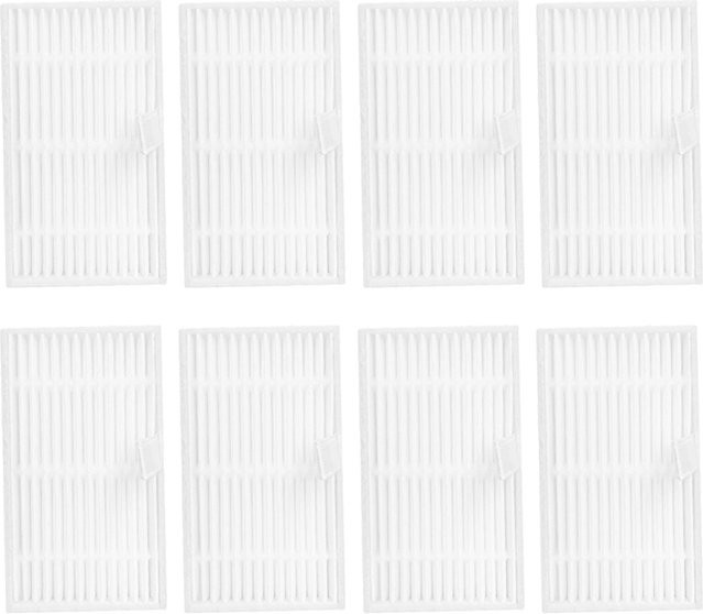 Cleanova Ersatz-Waschfilter in Weiß, kompatibel mit Vexilar W7 W9 W11 Roboterstaubsaugern, 8 Stück - Bild 1