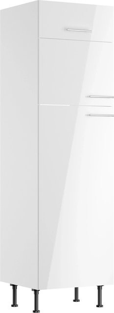 Optifit Küchen-Hochschrank Rurik986 für Kühl-Gefrier-Kombination, Weiß, Breite: 60 cm, Tiefe: 58,4 cm, Höhe: 211,8 cm - Bild 1