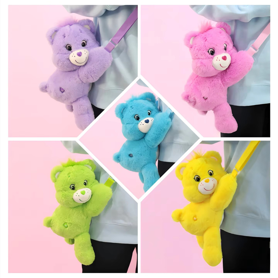 Care Bears Plüsch-Umhängetasche, Stofftier-Rucksack, 30cm - Bild 3
