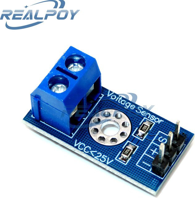 Smart Electronics Spannungssensormodul DC 0-25V in Blau für Arduino DIY Kits - Bild 1