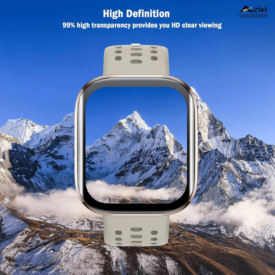 Displayschutzfolie Glas, 5 Stück, für Amazfit Bip 6 - Bild 4