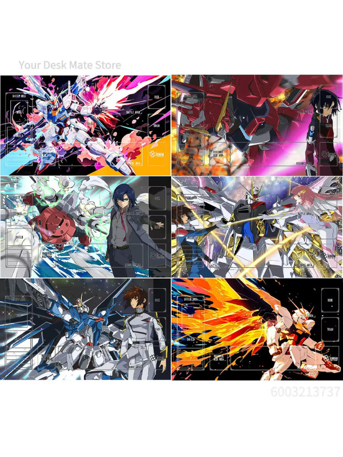 Bandai Gundam Einhorn Kartenmatte, Gummi, Bunt - Bild 4