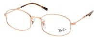 Ray-Ban RX 6510 Korrektionsbrille, Vollrand, quadratisch, Metall, gold, Unisex - Bild 1