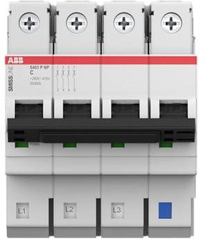 ABB S403P-C63NP Leitungsschutzschalter 63A 240V weiß - Bild 1