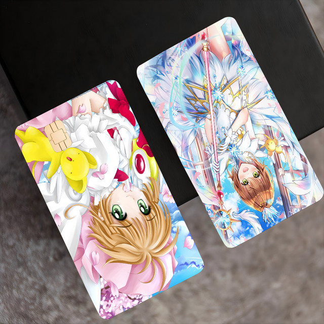 Card Captor Sakura Anime Aufkleber für Kreditkarten und Buskarten, Mehrfarbig - Bild 1