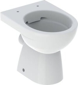 Geberit Stand-WC Renova Tiefspüler in Weiß mit Rimless-Technologie und KeraTect-Beschichtung, B/T/H: 40,0 x 35,2 x 49,0 cm - Bild 1