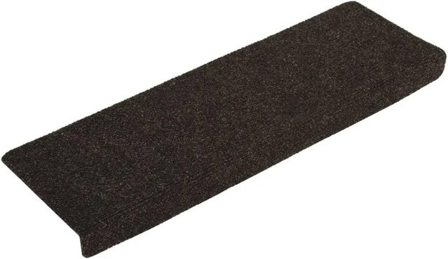 vidaXL Treppenmatten aus Nadelvlies, 15 Stück, Dunkelbraun, B/H/T: 65 x 4 x 21 cm - Bild 1