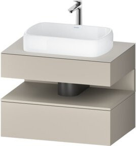 Duravit Waschtischunterschrank Qatego in Matt mit einer Schublade, B/T/H: 80 x 55 x 60 cm - Bild 1