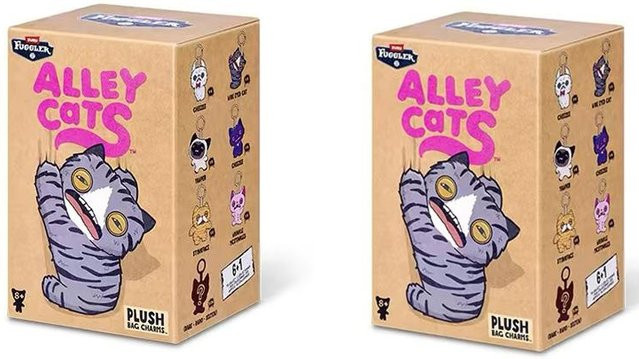 Fuggler Alley Cats Anhänger, Haarlos Siamkatze Orange, Plüschfiguren, ab 14 Jahren - Bild 1