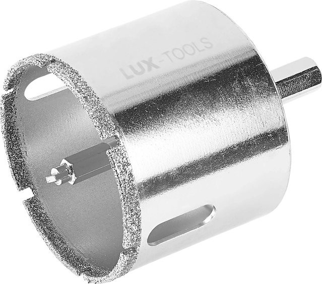 LUX-TOOLS Professional Lochsäge aus Stahl in Silber mit Ø 60 mm - Bild 1