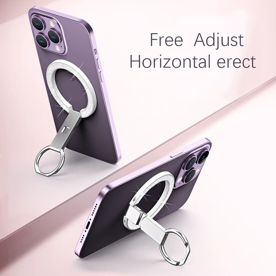 MagSafe Magnetische Wandhalterung mit 360 Grad Drehung und Schimmer-Effekt in Pink - Bild 2