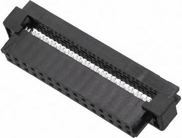 Molex Pfosten-Steckverbinder 30 Polzahl in 2 Reihen, Schwarz/Gold - Bild 1
