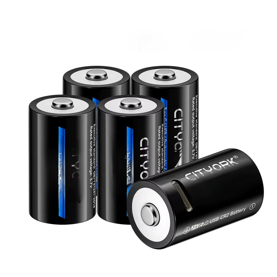 CITYORK CR2 Lithium-Akku in Schwarz für Drucker, Scheibenbremsen, GPS-Geräte, Entfernungsmesser, Laserstifte und LED-Taschenlampen - Bild 6