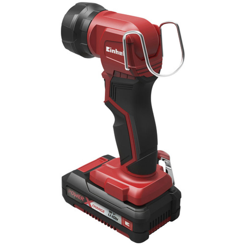 Einhell Akku-Baustrahler TC-CL 18 Li H-Solo LED Arbeitsleuchte 280 lm in Rot/Schwarz - Bild 3