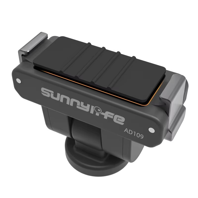 Magnetischer Schnellwechseladapter Basis 180 Grad Neigbare Halterung für DJI Osmo Action6 und Osmo Nano Sportkamera in Schwarz - Bild 2