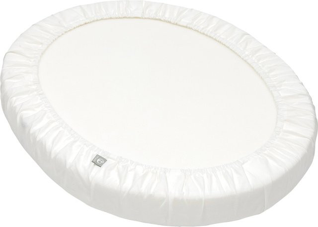 Stokke Sleepi Mini Spannbetttuch aus Bio-Baumwolle, Weiß, Breite: 60 cm, Länge: 120 cm - Bild 1