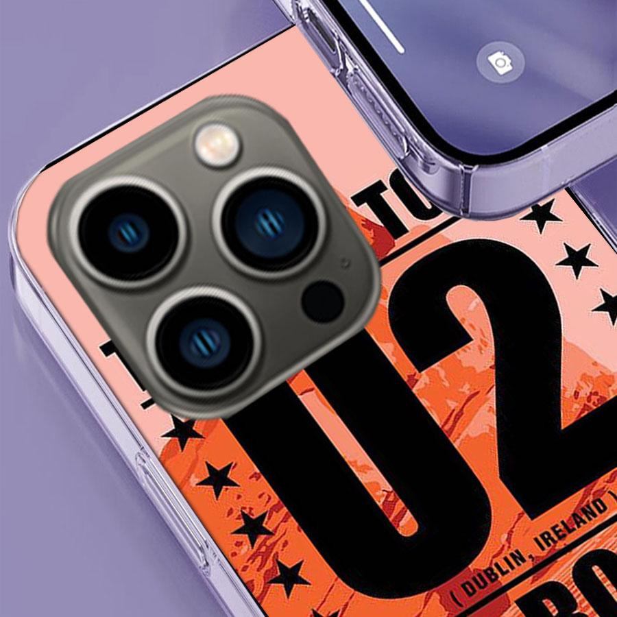 Niedliche Band U2 Handyhülle für iPhone Modelle in Multicolour - Bild 1