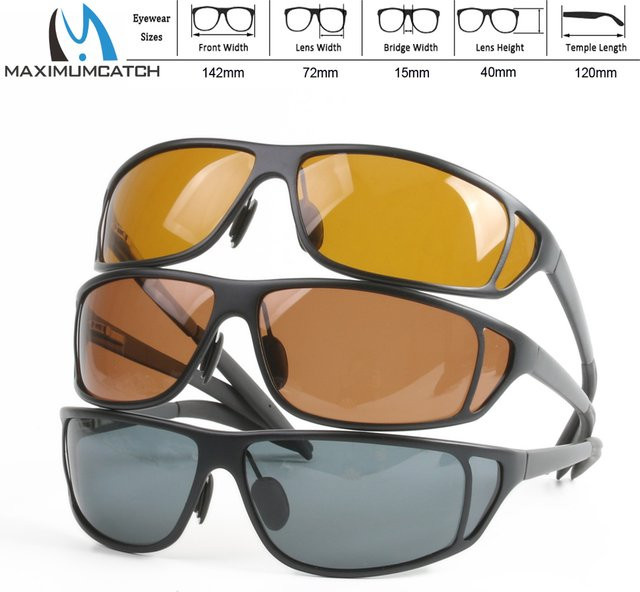 MAXCATCH Sonnenbrille, Schildpatt, Vollrand, gelb, Kunststoff, polarisiert - Bild 1