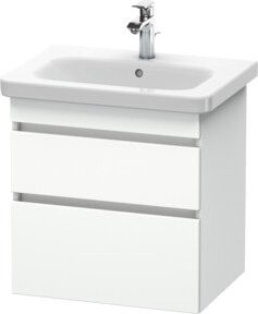 Duravit Waschtischunterschrank DuraStyle in Weiß, wandhängend, B/T: 58 x 44,8 cm - Bild 1