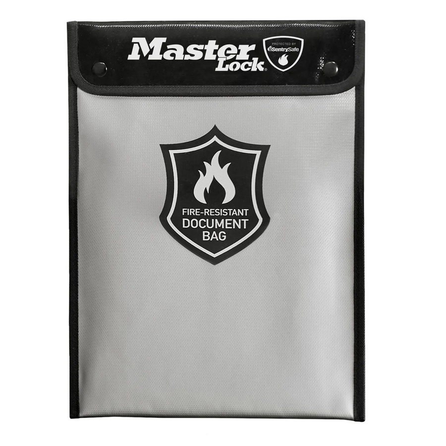 Master Lock Dokumententasche FBWLZ0EURHRO Feuer- und Wasserbeständig in Silber Metallic und Grau - Bild 2