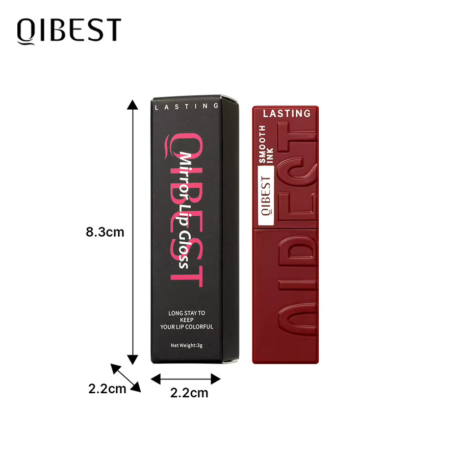 QIBEST Lippenglanz, Rot, Glänzend, Damen - Bild 5